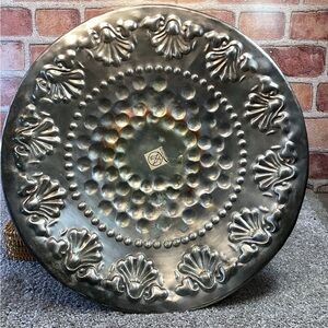 Vintage Pedestal silver Tray